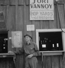Deputy sheriff, stationed at..., near Grants Pass, Josephine County, Oregon, 1939. Creator: Dorothea Lange