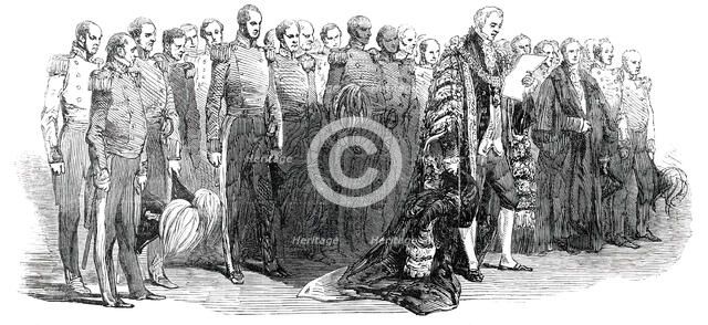 Deputation from the Court of Lieutenancy of the City of London, 1850. Creator: Unknown.