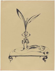 Der Männ mit dem Holzbein Träumt (The Man with the Wooden Leg Dreams), 1920. Creator: Heinrich Hoerle