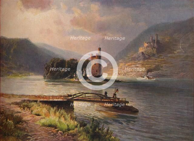 'Der Mauseturm', (Mouse Tower), 1923. Creator: Nikolai of Astudin.