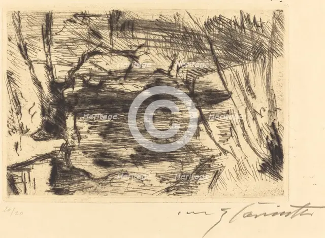 Der Neue See (The New Lake), 1920/1921. Creator: Lovis Corinth.