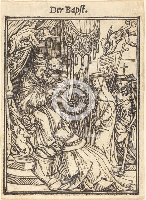 Der Bapst. Creator: Hans Holbein the Younger.