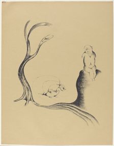 Der Baum der Sehnsucht (The Tree of Longing), 1920. Creator: Heinrich Hoerle