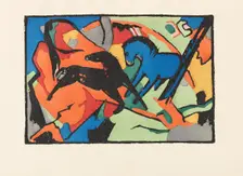 Der blaue Reiter (The Blue Rider), 1914. Creator: Marc, Franz (1880-1916)
