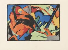 Der blaue Reiter (The Blue Rider), 1914. Creator: Marc, Franz (1880-1916)