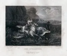 Der Cavalcatore c1833. Creator: Carl Ludwig Frommel