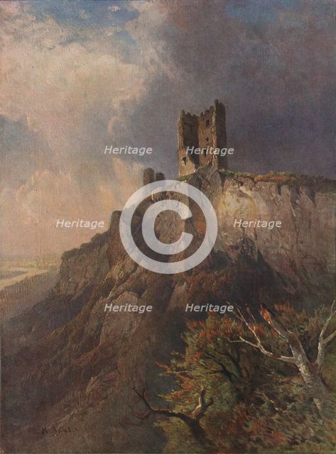 'Der Drachenfels', 1923. Creator: Nikolai of Astudin.
