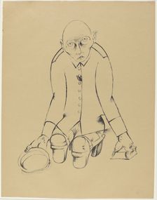 Der Ernährer (The Bread Winner), 1920. Creator: Heinrich Hoerle