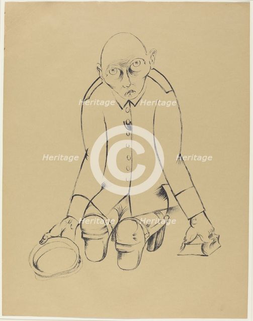 Der Ernährer (The Bread Winner), 1920. Creator: Heinrich Hoerle.