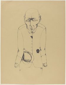 Der Erwerbslose (The Unemployed Man), 1920. Creator: Heinrich Hoerle