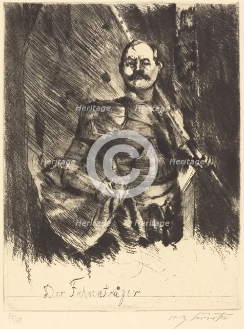 Der Fahnenträger (The Standard Bearer), 1920. Creator: Lovis Corinth.