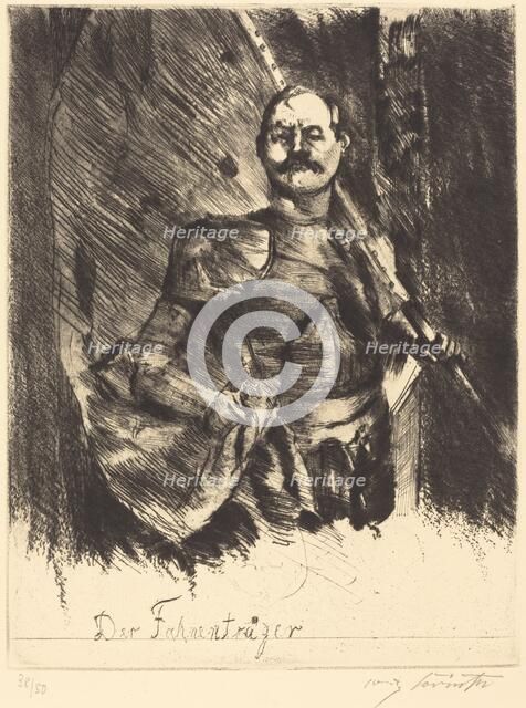 Der Fahnenträger (The Standard Bearer), 1920. Creator: Lovis Corinth.