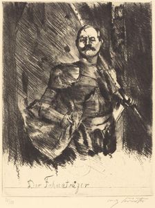 Der Fahnenträger (The Standard Bearer), 1920. Creator: Lovis Corinth