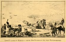 Der Flanken-Marsch! Oder: Die Bedrohung Von Petersburg! 1813, (1921). Creator: Unknown