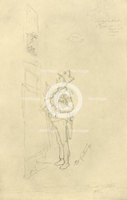 'Der Gratulant', mid-late 19th century, (c1924). Creator: Carl Spitzweg.