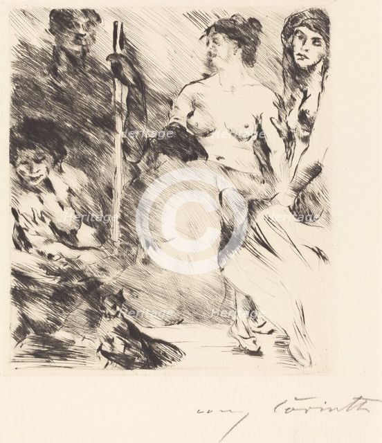 Der Harem (The Harem), 1914. Creator: Lovis Corinth.