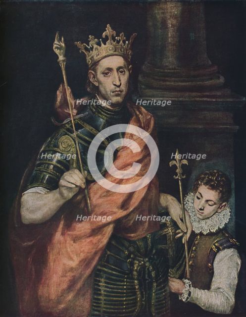 'Der Heilige Ludwig', (Saint Louis), c1585 - 1590, (1938). Artist: El Greco.