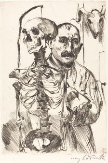 Der Künstler und der Tod II (The Artist and Death II), 1916. Creator: Lovis Corinth