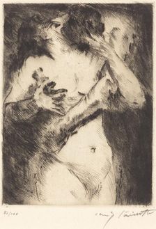 Der Kuss (The Kiss), 1921. Creator: Lovis Corinth