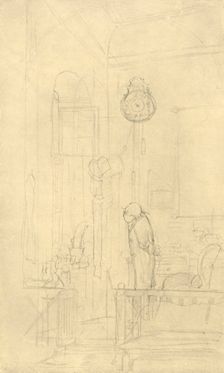 Der Kaktusfreund mid-late 19th century, (c1924). Creator: Carl Spitzweg
