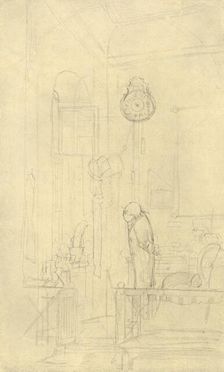 Der Kaktusfreund mid-late 19th century, (c1924). Creator: Carl Spitzweg