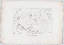 Der Kronenräuber (Claudio Murders His Brother, King Hamlet, By Pouring Poison into His Ear..., 1806. Creator: Johann Heinrich Lips