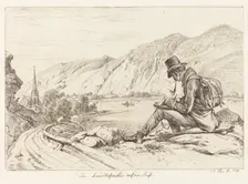 Der Landschaftmaler auf der Reise (The Landscape Painter on Tour), 1814. Creator: Johann Adam Klein