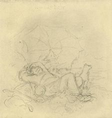 Der Landschaftsmaler I mid-late 19th century, (c1924). Creator: Carl Spitzweg