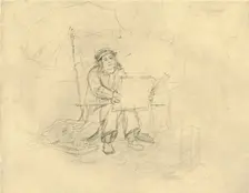 Der Landschaftsmaler II mid-late 19th century, (c1924). Creator: Carl Spitzweg