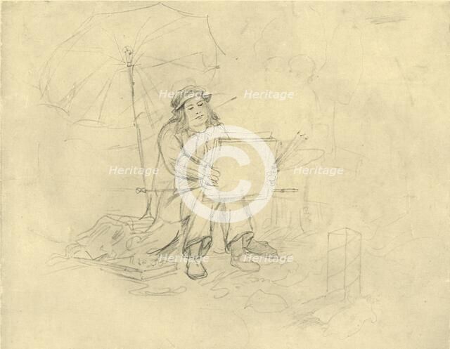 'Der Landschaftsmaler II', mid-late 19th century, (c1924).  Creator: Carl Spitzweg.