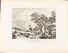 Der Lattenberg bei Salzburg (The Lattenberg near Salzburg), 1830. Creator: Ludwig Richter