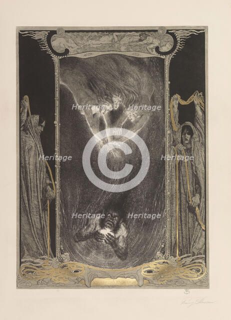 Der Ring des Nibelungen, 1914. Creator: Stassen, Franz (1869-1949).