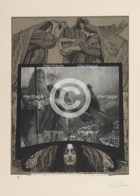 Der Ring des Nibelungen, 1914. Creator: Stassen, Franz (1869-1949).