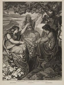 Der Ring des Nibelungen. The Twilight of the Gods , End of 1870s-Early 1880s. Creator: Brend'amour, Richard (1831-1915)