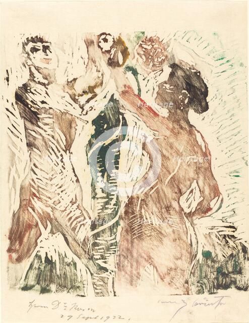 Der südenfall (The Fall of Man), 1919. Creator: Lovis Corinth.