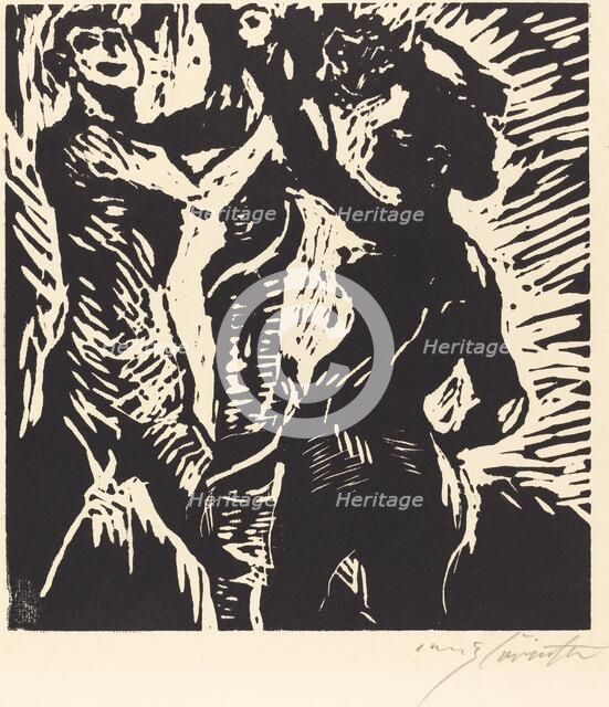 Der Sündenfall (Adam and Eve), 1919. Creator: Lovis Corinth.
