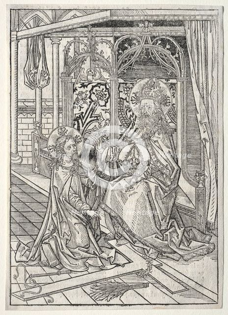 Der Schatzbehalter: The Trinity, 1491. Creator: Michael Wolgemut (German, 1434-1519).