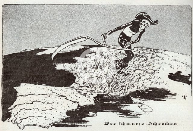 'Der Schwarze Schrecken' ('The Black Terror'), 1898. Creator: Unknown.