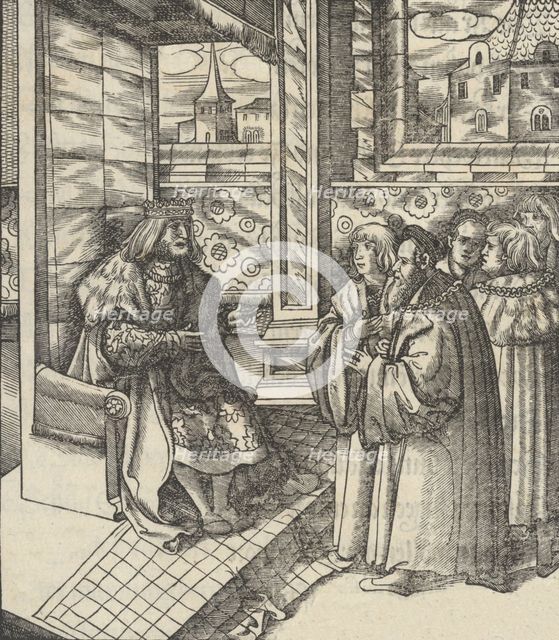 [Der Theuerdank]. Die geverlicheiten und eines teils der geschichten des loblichen streitb..., 1519. Creator: Jost de Negker.
