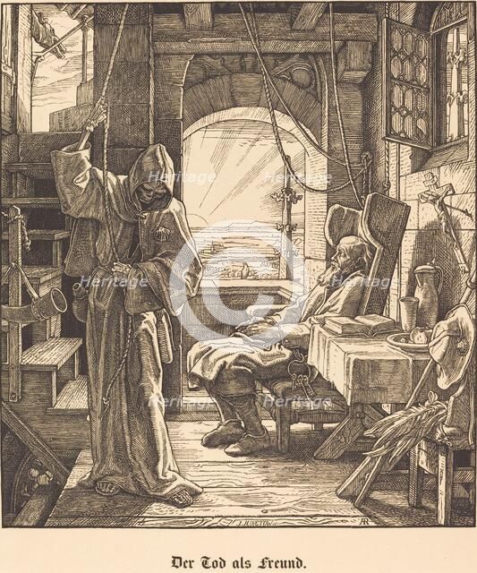 Der Tod als Freund (Death as a Friend), 1851. Creator: Alfred Rethel.
