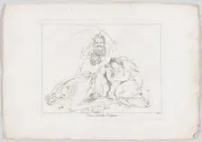 Der Tod des Oedipus (The Death of Oedipus), 1806. Creator: Franz Hegi