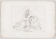 Der Tod des Oedipus (The Death of Oedipus), 1806. Creator: Franz Hegi