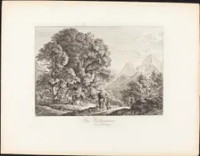 Der Watzmann bei Salzburg (The Watzmann near Salzburg), 1830. Creator: Ludwig Richter