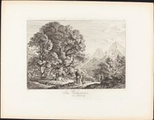 Der Watzmann bei Salzburg (The Watzmann near Salzburg), 1830. Creator: Ludwig Richter