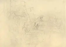 Der Zechpreller mid-late 19th century, (c1924). Creator: Carl Spitzweg
