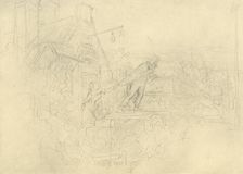 Der Zechpreller mid-late 19th century, (c1924). Creator: Carl Spitzweg