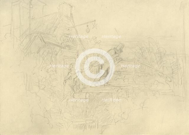 'Der Zechpreller', mid-late 19th century, (c1924).  Creator: Carl Spitzweg.