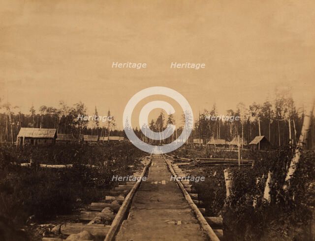 Derbinsky Settlement in the Tym River Valley in the Interior of the Island, 1880-1899. Creator: Innokenty Ignatievich Pavlovsky.