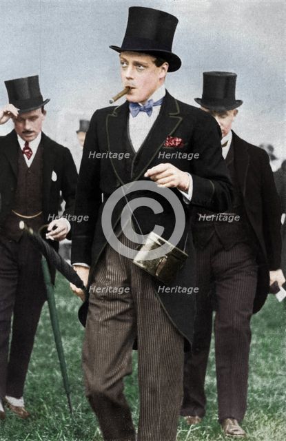 'Derby Day, 1926: His Majesty, Ryder Cup contest at Southport', (1936) Artists: Unknown, King George V.