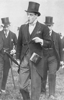 Derby Day, 1926: His Majesty, Ryder Cup contest at Southport (1936) Artists: Unknown, King George V